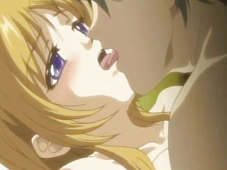 Lovely  anime cuttie making love