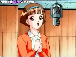 Great Anime Hot Brunette Babe Gets Part5