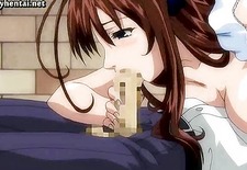 Hentai cutie getting clit licked