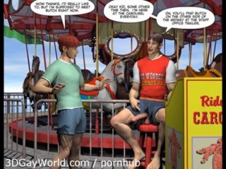CHARLIE AT THE CARNIVAL: 3D Gay Cartoon Anime Hentai Comics