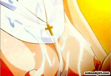 Nun hentai dildoing pussy and assfucking by doctor