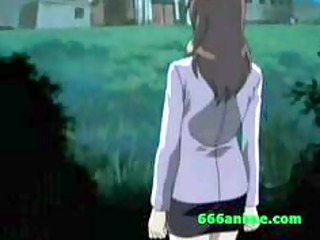 Big tits innocent anime chick does rough sex twice
