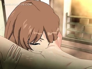 3d anime sex slave gets dripping cunt finger fucked
