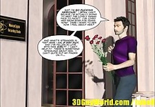 Twink Guy vs Shemale Rock Diva: Funny 3D Gay Bisexual Cartoon Comics
