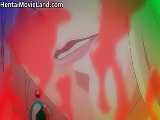 Horny anime hottie blows tube and gets part6