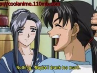 Anime brunette with big firm boobs gets banged hard nice