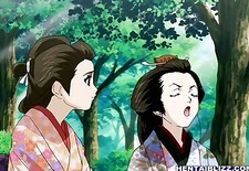 Bondage Japanese girl anime in lesbian sex