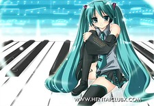 sexy sexy anime girls playing the piano slide show ecchi