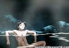 Anime teen fucking in the water