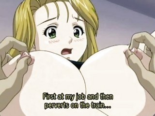 Big boobs hentai gets caught