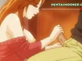 Naughty anime slut gets screwed in her pussy