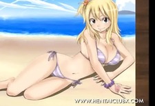fan service fairy tail sexy lucy