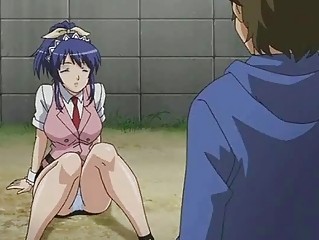 Schoolgirl hentai tittyfucking and standingfucked in the toilet