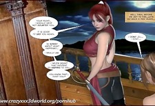 3D Comic: Red Hand Jill. Episodes 1-2