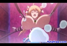 Tentacled hentai girl fucked by futagirl