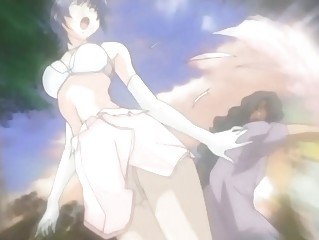 Sexy anime nurse gets gangbanged