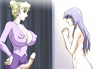 Busty anime shemale fuck the shitout of her friend