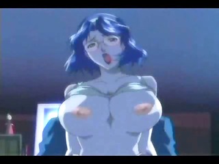 Super busty anime girl with glasses gets dick - hentai movie 5