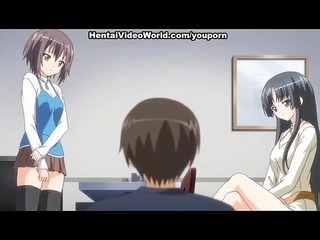 Anime tit fuck with hantai babe
