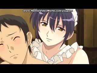 Hentai blowjob from wet horny girl