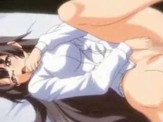 Anime taking a cock from behind