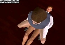 Hot 3D cartoon hunk getting his tight ass fucked