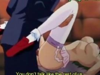 Hentai babe with white stockings enjoy anal
