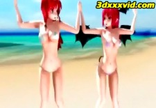 Sexy Hentai Bikini Dance