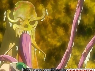 Bigboobs hentai hard drilled by monster tentacles