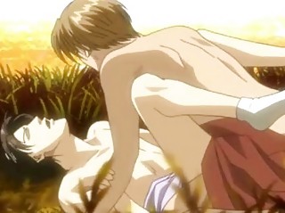 Handsome anime gay having hot penetration fun