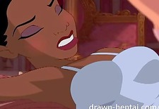 Disney Princess hentai - Tiana meet Charlotte
