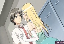 Blonde hentai girl gets fucked in classroom