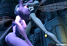 Sexy Horny Aliens go at it in an out of this world experience
