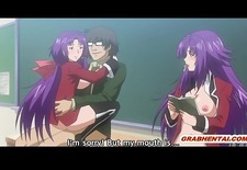 Pregnant hentai coeds groupsex lesson in the 