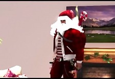 Second Life - Santa Picks Up a Stripper Part 2