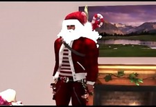 Second Life - Santa Picks Up a Stripper Part 1
