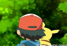 Pokemon Hentai - Jessie vs Ash... and Pikachu!