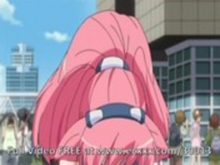 Pinked Haired Anime Girl Is Gushing With Cum