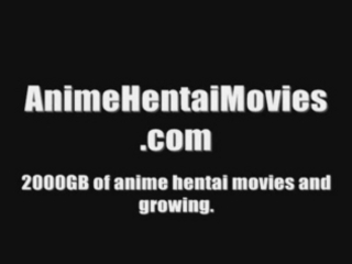 Horny hentai chick in hot anal