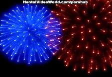 Great hentai outdoor fuck under the fireworks