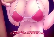 Beautiful anime in threesome fuck