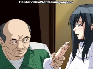 Young anime girl fucked by older guy
