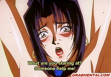 Chained hentai with bigboobs hard sex in the 