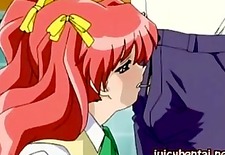 hentai redhead gets cumshot