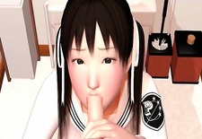 Hentai 3D coed teen
