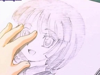 Anime teenie gets laid in classroom