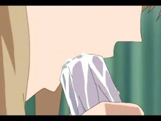 Super hot hentai girl eat the cum after suck the cock - anime hentai movie 48