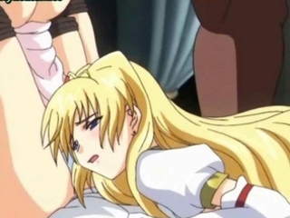 Blonde anime princess gets fucked