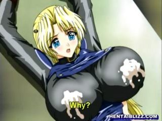Captive hentai gets squeezed her bigboobs and brutally fucked by doctor