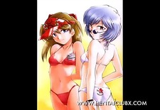 ecchi SEXY anime mahou kawaii girls swimsuits nude